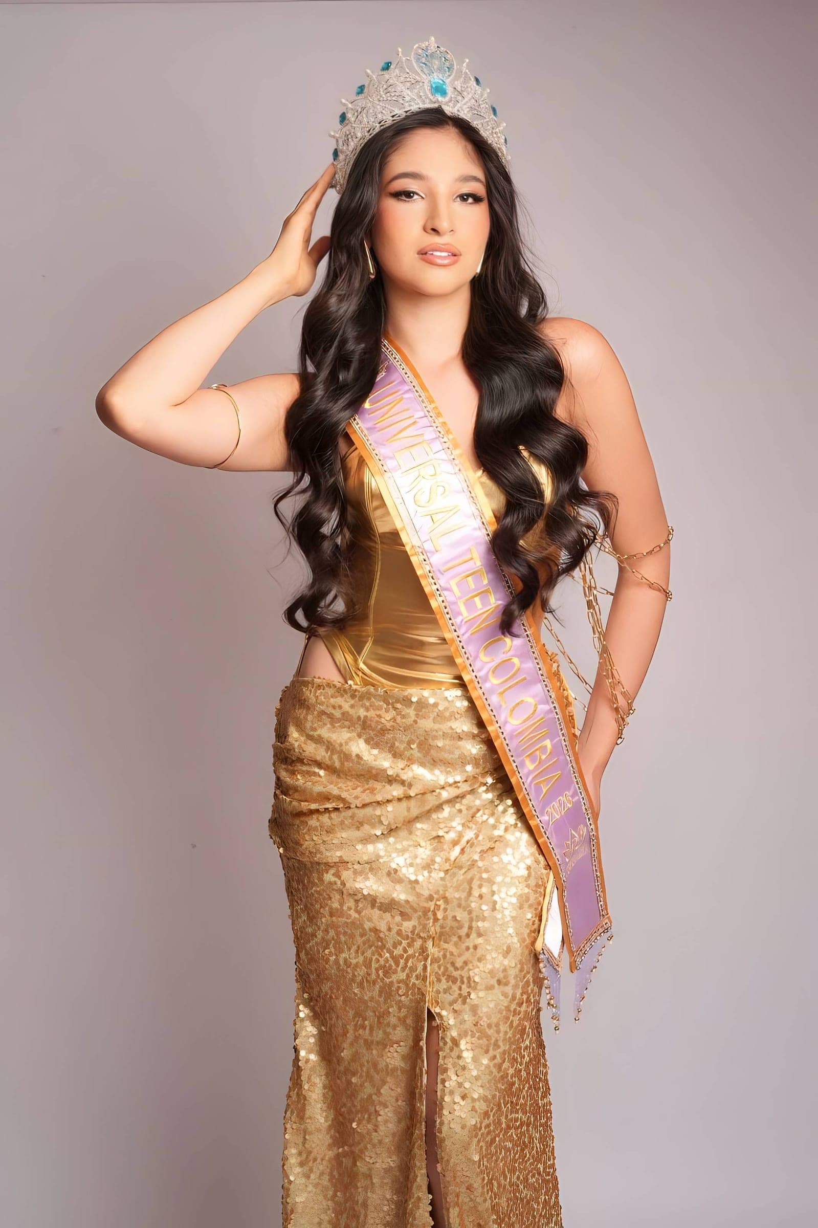 Gabriela Ramírez en certamen de belleza